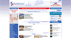 Desktop Screenshot of maxime-and-co.com